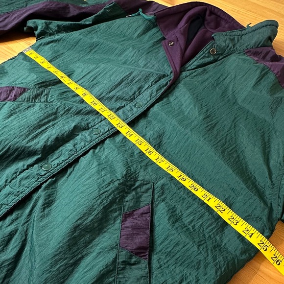 Vintage Be In The Current Seen Women 90s Y2K Reversible Multicolor Jacket Sz O/S - Picture 2 of 10